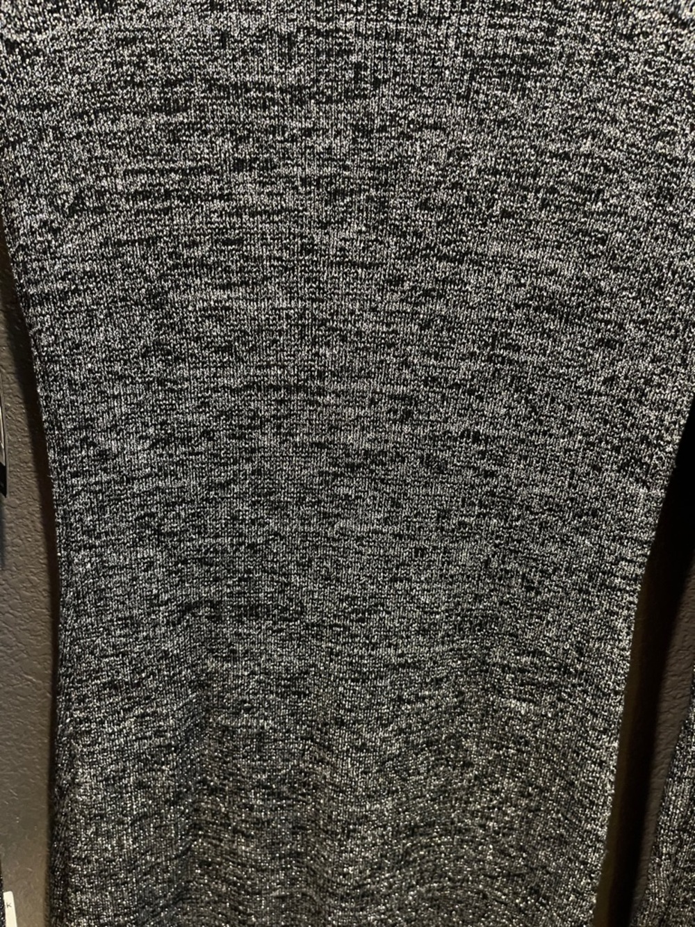 AFRM Gray sparkle Turtleneck Long Sleeve Knit Dress - Picture 4 of 6